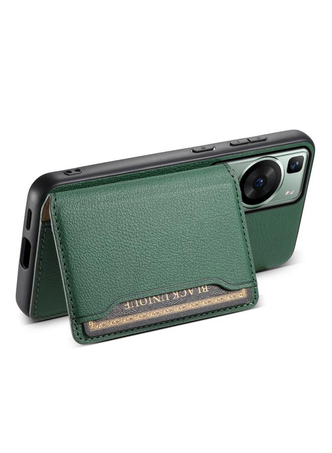 Zaboon Case For Huawei P60 Calf Texture Card Bag Design Full Coverage Phone Case - Image 4