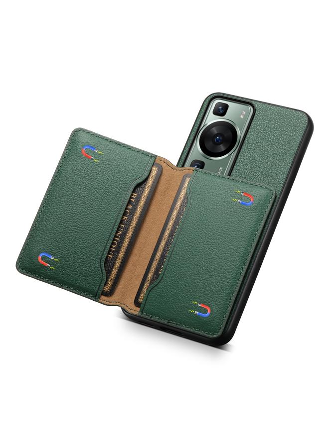 Zaboon Case For Huawei P60 Calf Texture Card Bag Design Full Coverage Phone Case - Image 5