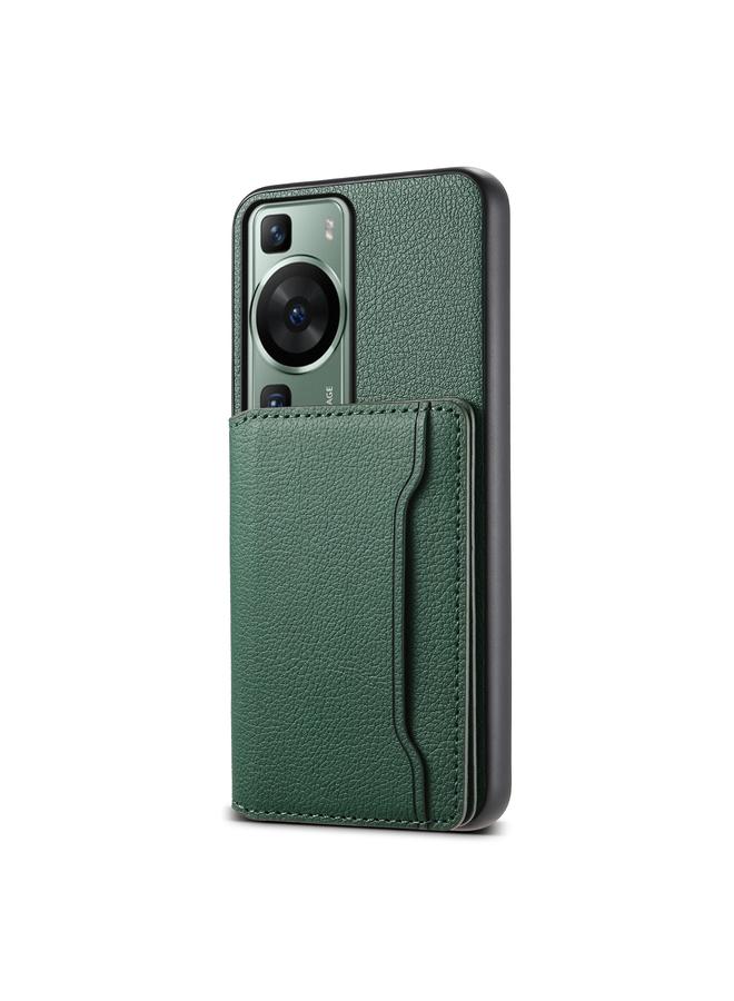 Zaboon Case For Huawei P60 Calf Texture Card Bag Design Full Coverage Phone Case - Image 1