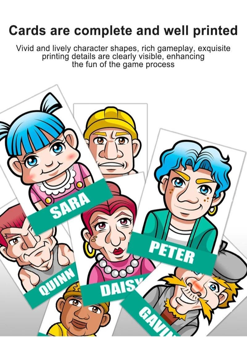 In Air Who Is It Board Game Funny Guess Who Cards Game Guess Who I Am Family Guessing Games Toys Desktop Educational Game for Kid  - Image 5