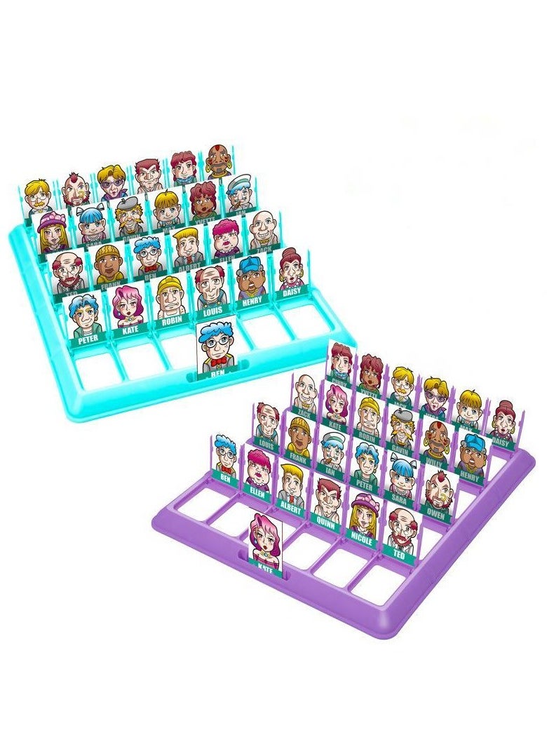 In Air Who Is It Board Game Funny Guess Who Cards Game Guess Who I Am Family Guessing Games Toys Desktop Educational Game for Kid  - Image 1
