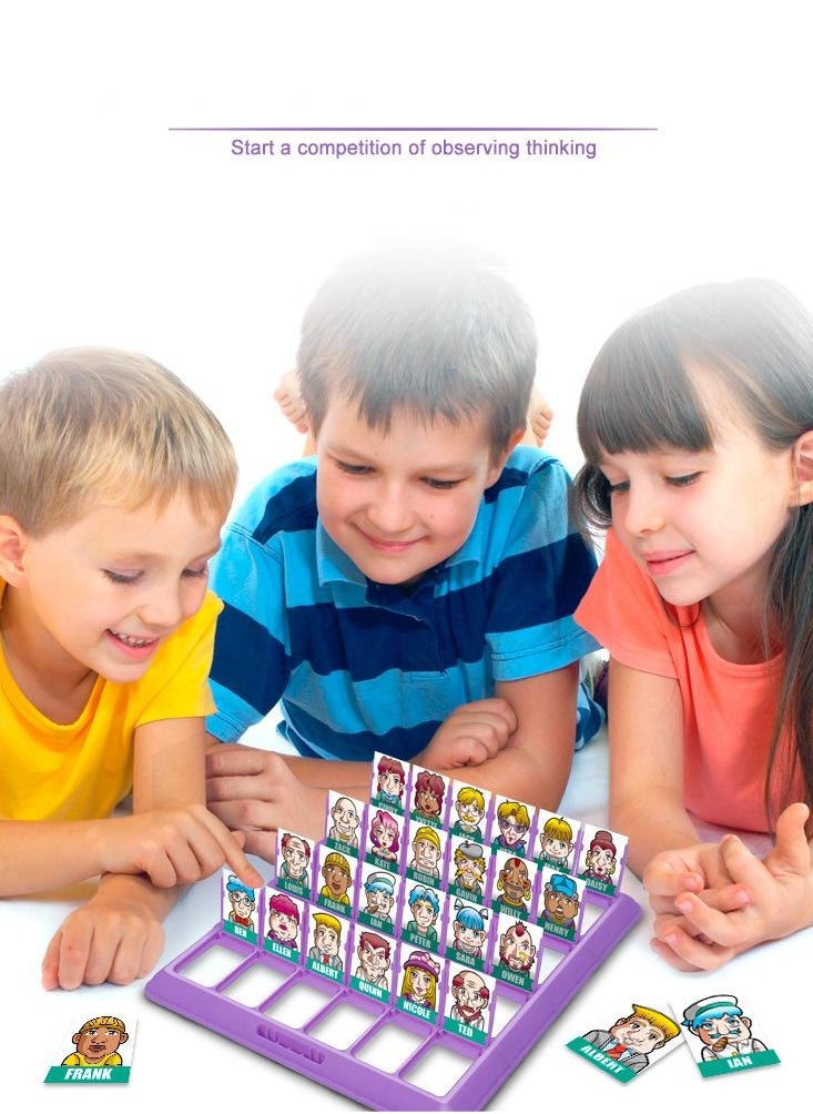 In Air Who Is It Board Game Funny Guess Who Cards Game Guess Who I Am Family Guessing Games Toys Desktop Educational Game for Kid  - Image 2