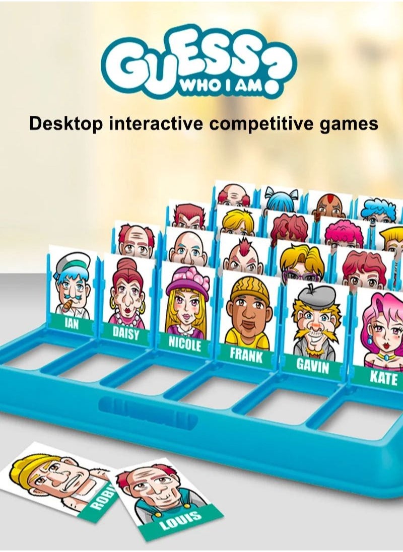 In Air Who Is It Board Game Funny Guess Who Cards Game Guess Who I Am Family Guessing Games Toys Desktop Educational Game for Kid  - Image 4