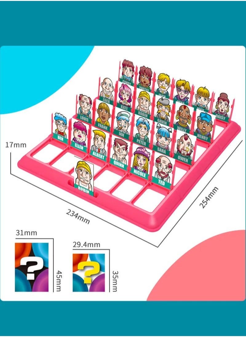 Who Is It Board Game Funny Guess Who Cards Game Guess Who I Am Family Guessing Games Toys Desktop Educational Game for Kid