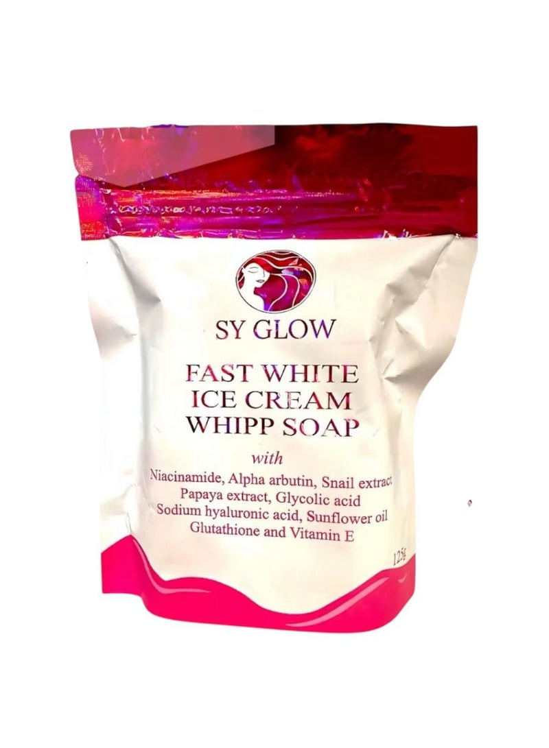 ice cream 10x whitening whipped soap