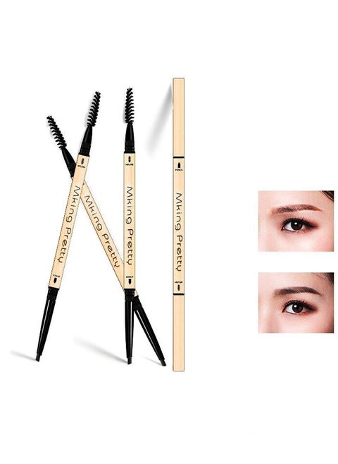 Double Head Automatic Rotation Eyebrow Pencil 01#