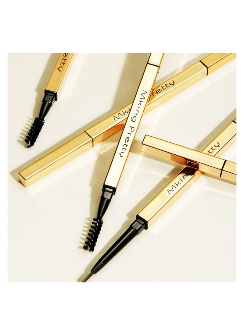 Double Head Automatic Rotation Eyebrow Pencil 01#