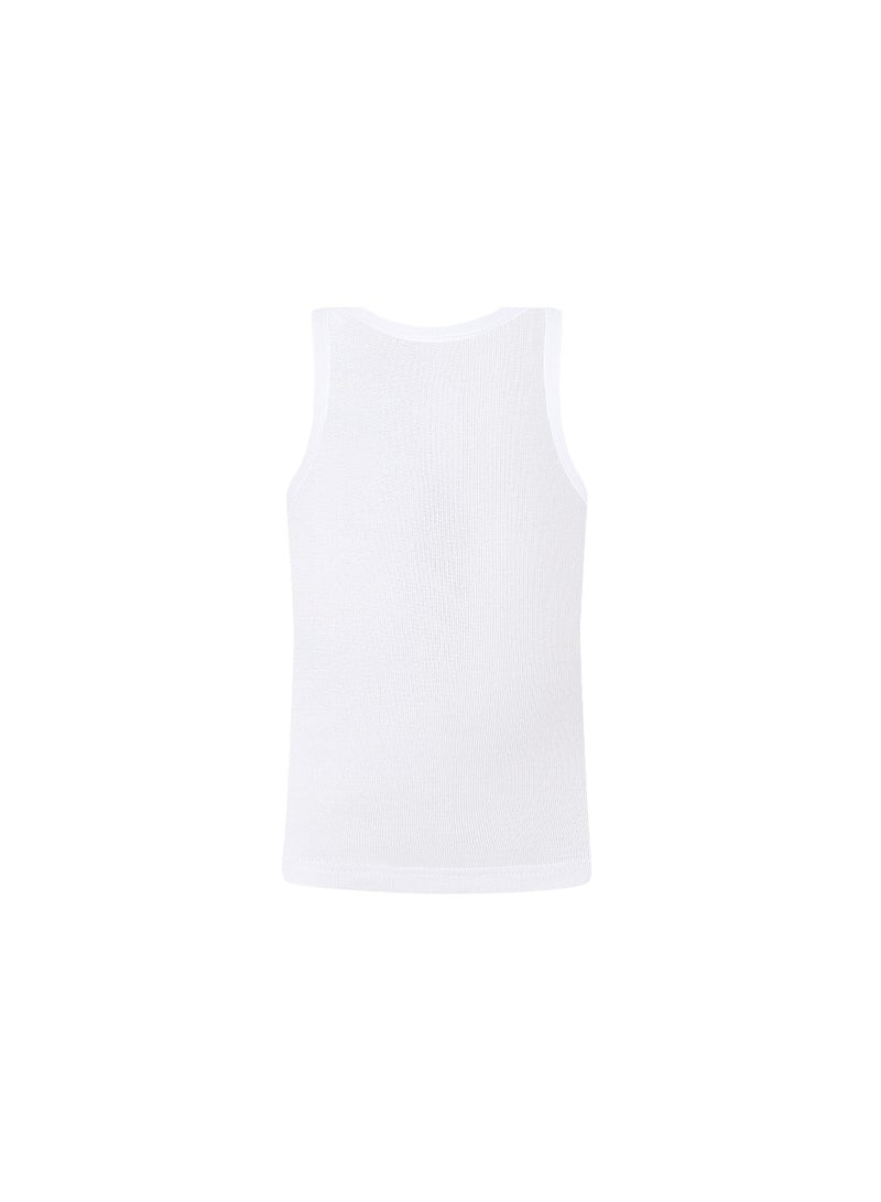 John Gladstone John Gladstone Boys Vest White 3 Pack 716  - Image 3
