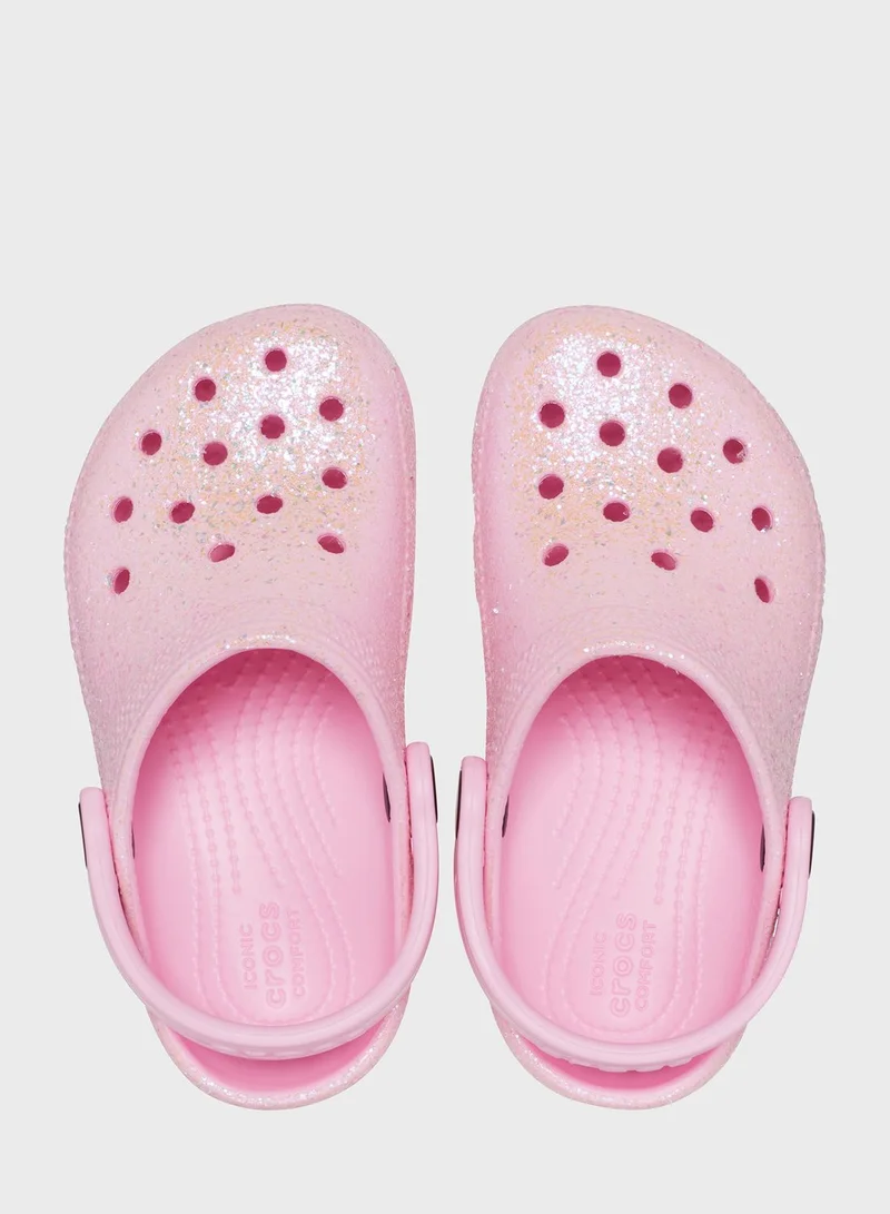 كروكس صندل كلوغ براق للأطفال