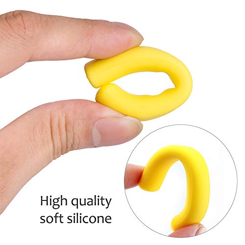 Angzhili 5 Pairs Bicycle Brake Lever Grip Protector Cover, 5 Colors Anti-Slip Brake Handle Silicone Sleeve for Mountain Road Bike Cycling - Image 3