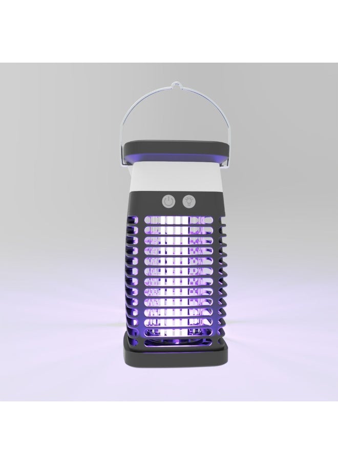 Solar Powered Bug Zapper – 3-in-1 UV Mosquito Killer Lamp, 4000mAh Battery, RGB Lighting, Waterproof for Indoor & Outdoor Use