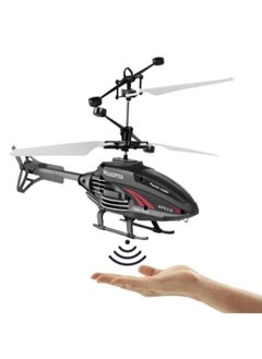 BSTCAR Flying Helicopter, Infrared LED Flying Helicopter Toy, Infrared Sensor Helicopter, Hand Control Toy for Kids Outdoors (No Remote Control)