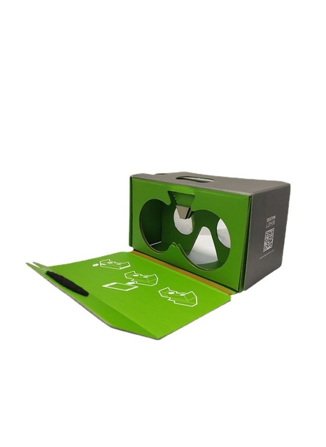 Generic Gift VR Glasses Cardboard3DVR Glasses VR Virtual Reality Glasses Helmet Google Glasses-Color:Other  - Image 4