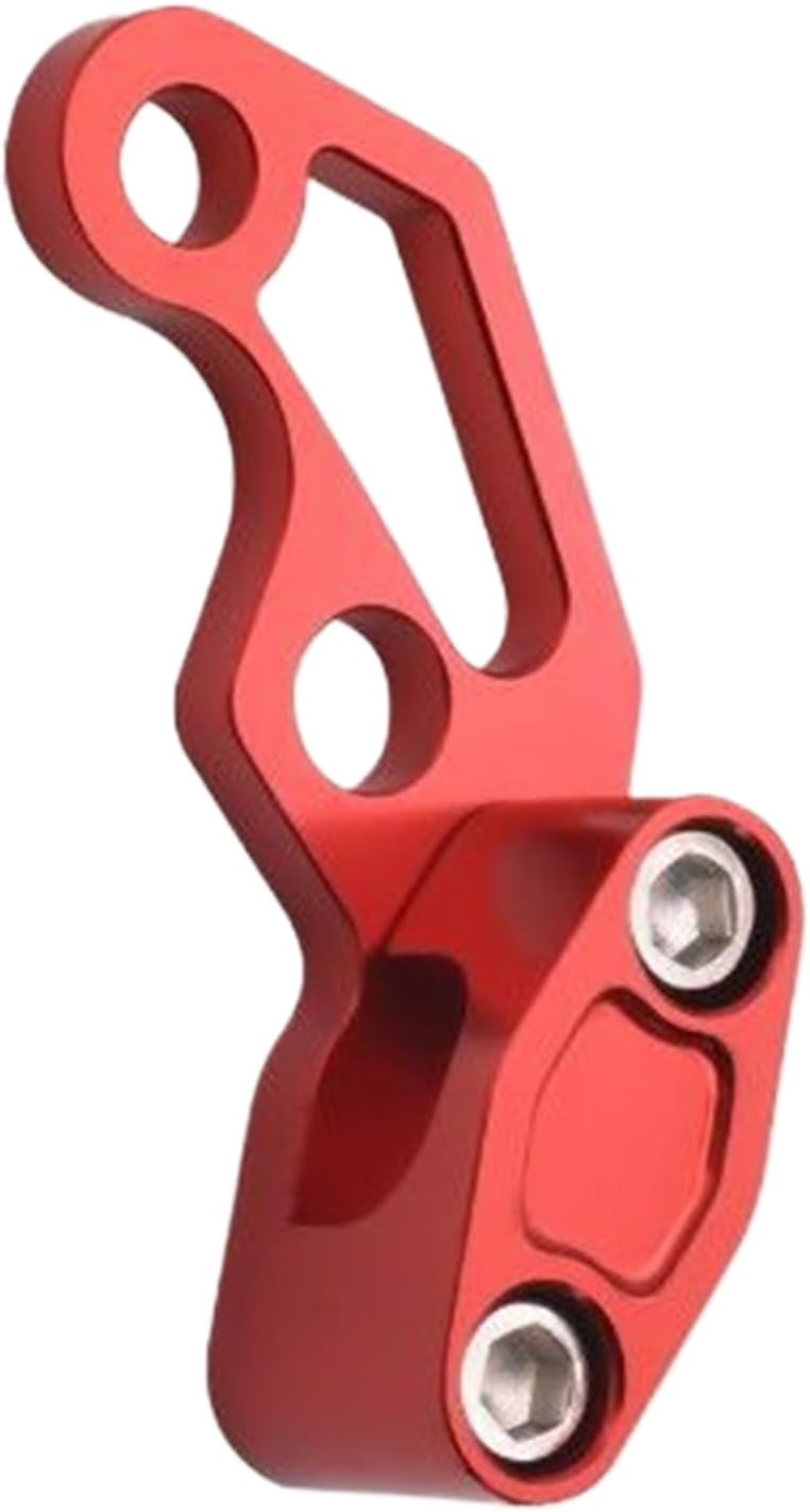 Red Motorcycle Brake Hose Clip Cable Cord Holder Oil Pipe Fixing Tool - Image 1