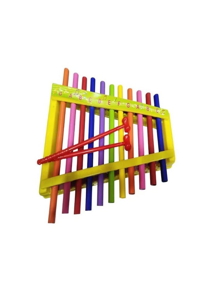 Musical Xylophone, Educational Music Toy for Little Musicians, Perfect Tones, Ages 3 and Up, Multicolor 