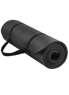 GoYoga All-Purpose 1/2-Inch Extra Thick High Density Anti-Tear Exercise Yoga Mat with Carrying Strap