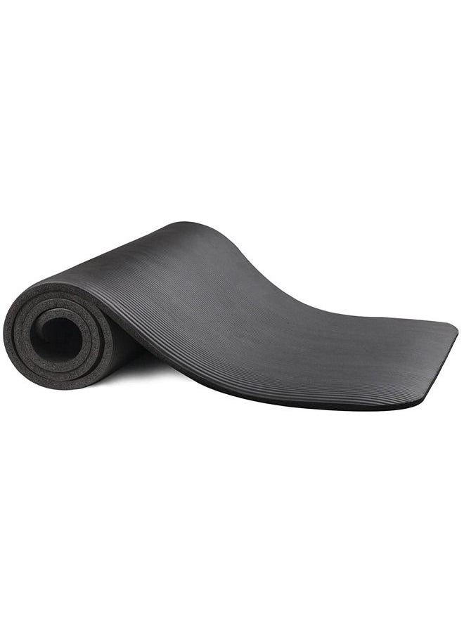 Generic - GoYoga All-Purpose 1/2-Inch Extra Thick High Density Anti-Tear Exercise Yoga Mat with Carrying Strap - Image 1