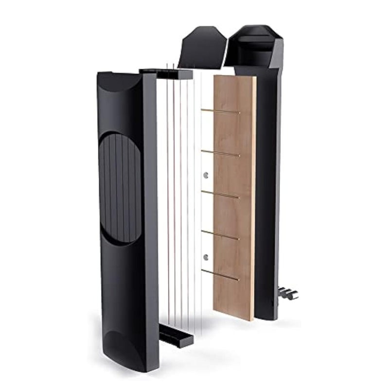 SOLARAE أداة ممارسة الجيتار المحمولة لليد اليسرى 6 أوتار، جهاز تدريب الأوتار، ملحق الجيتار، مجموعة ملحقات الجيتار، لتدريب المبتدئين في العزف على الجيتار - Image 5