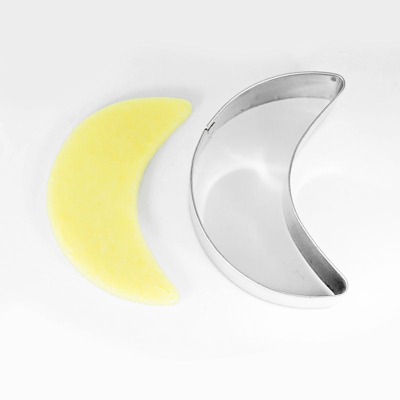 Moon Shaped Biscuit Mold Suit Fold Sugar Biscuit Diy Tool Household Stainless Steel Cutting Mold Baking Moon Half Bend - Image 3