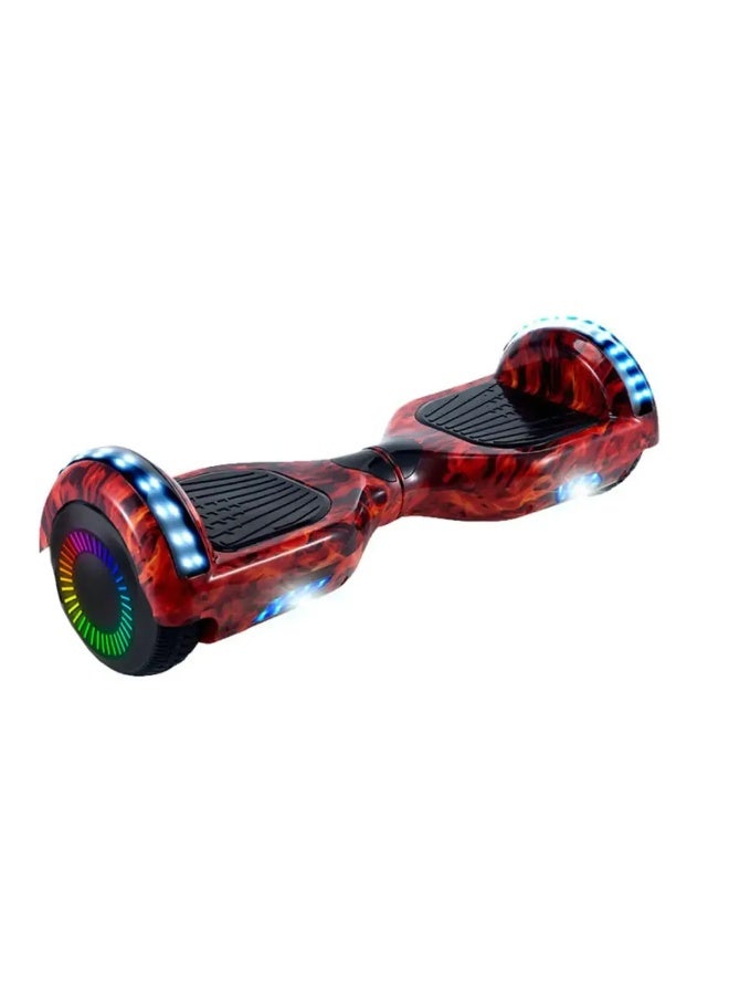 Smart-S W1 Hoverboard Bluetooth Speaker Self Balancing Scooter Flame Style - Image 4