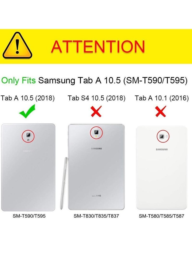 Y&D Case For Samsung T590 / Tab A 10.5 Inch (SM-T590 SM-T595) Tablet, With Stand, Silicone Case, Anti-Drop, Anti-Shock, Anti-Slip (Mint Green) - Image 3