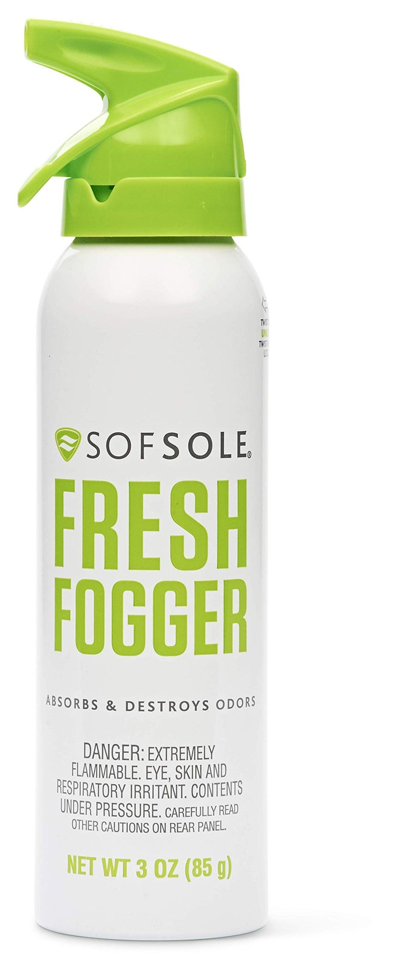 Sof Sole Fresh Fogger Shoe, Gym Bag, and Locker Deodorizer Spray, 3-Ounce, 1 Pack - Image 1