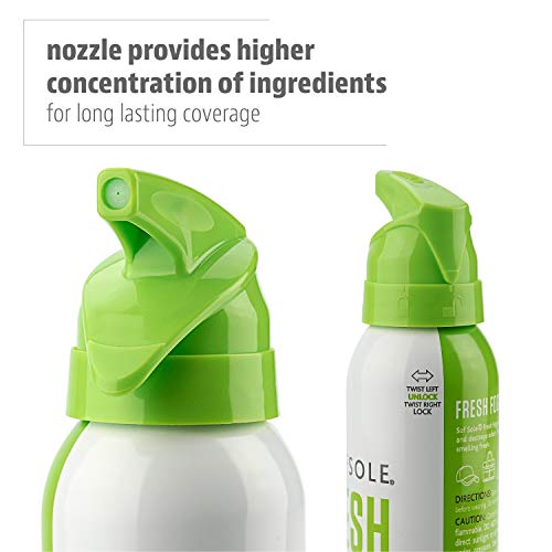 Sof Sole Fresh Fogger Shoe, Gym Bag, and Locker Deodorizer Spray, 3-Ounce, 1 Pack - Image 3