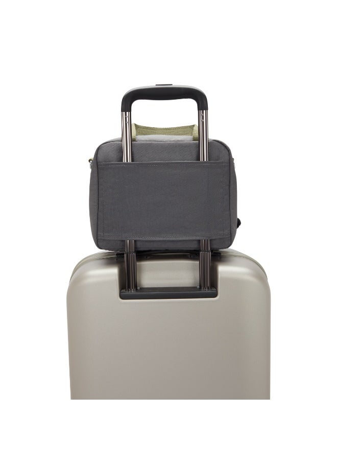 kipling Miyo Kids Insulated Medium Lunch bag with Trolley Sleeve, 8L, 0.26 kg  - Back To Grey (Grey)  - Image 3