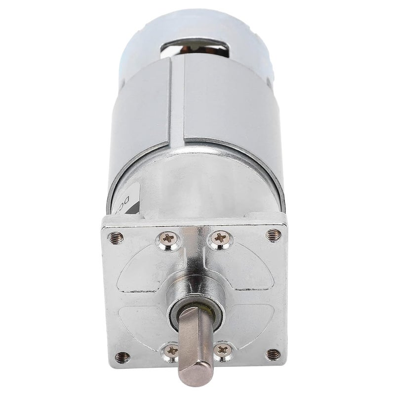 محرك تروس DC XD42GA755، محرك مغناطيس دائم بسرعة منخفضة مع تروس معدنية بالكامل، قابل للتحويل بين الدوران الاتجاهي العكسي (CW/CCW)، بجهد 24 فولت، مناسب للروبوتات والأتمتة (سرعة 100 دورة في الدقيقة). - Image 4