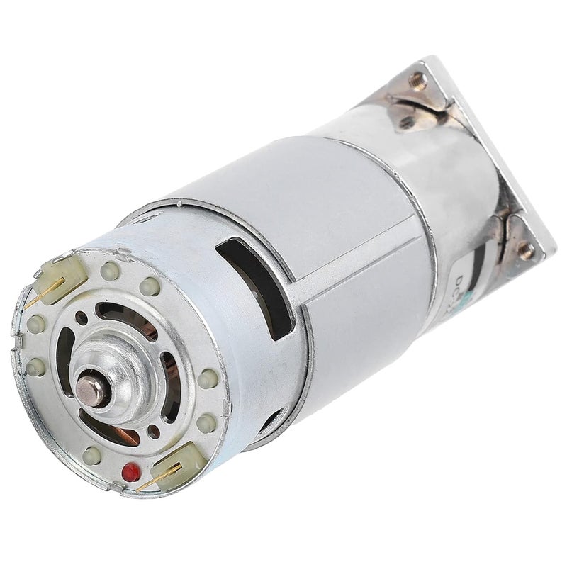 محرك تروس DC XD42GA755، محرك مغناطيس دائم بسرعة منخفضة مع تروس معدنية بالكامل، قابل للتحويل بين الدوران الاتجاهي العكسي (CW/CCW)، بجهد 24 فولت، مناسب للروبوتات والأتمتة (سرعة 100 دورة في الدقيقة). - Image 2