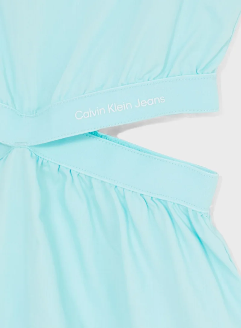 Calvin Klein Jeans Cutout A-Line Dress
