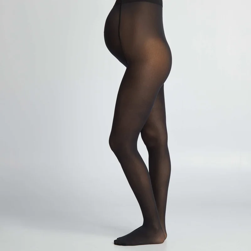 40D Maternity Tights Black