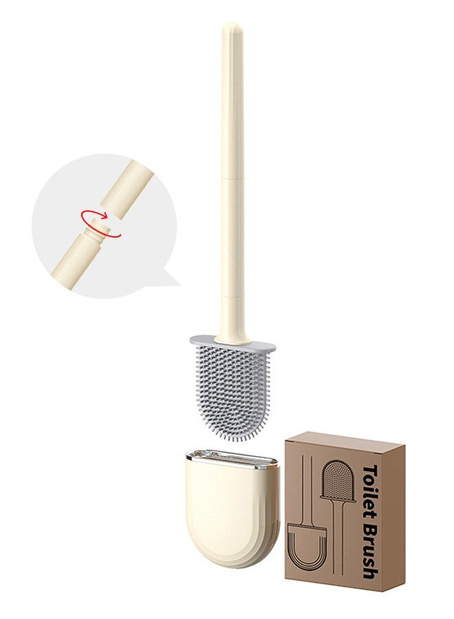 هومستر فرشاة المرحاض,فرشاة المرحاض,حامل فرشاة المرحاض,فرشاة المرحاض والحامل مجموعة,فرشاة تنظيف المرحاض,فرشاة المرحاض السيليكون,فرشاة المرحاض مناسبة لمختلف سيناريوهات الاستخدام - Image 1