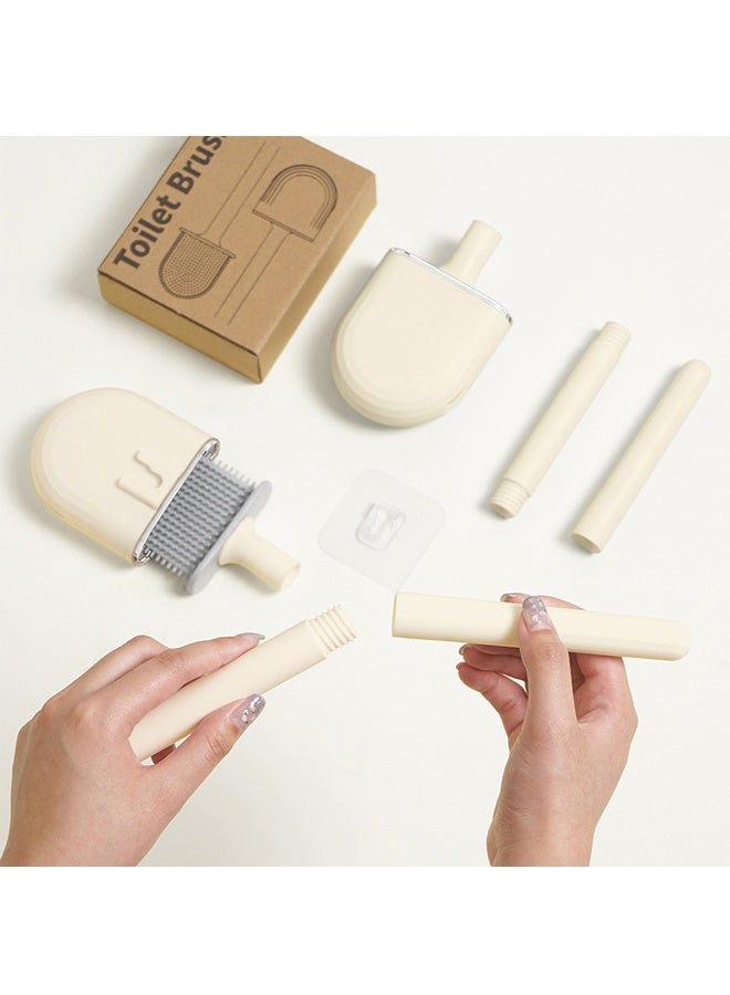 هومستر فرشاة المرحاض,فرشاة المرحاض,حامل فرشاة المرحاض,فرشاة المرحاض والحامل مجموعة,فرشاة تنظيف المرحاض,فرشاة المرحاض السيليكون,فرشاة المرحاض مناسبة لمختلف سيناريوهات الاستخدام - Image 2