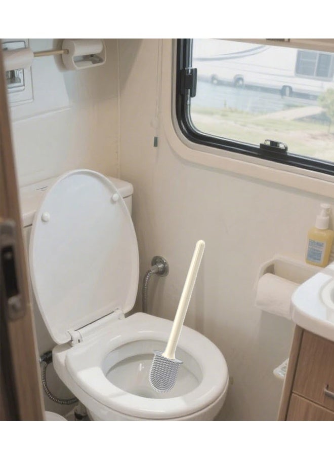 هومستر فرشاة المرحاض,فرشاة المرحاض,حامل فرشاة المرحاض,فرشاة المرحاض والحامل مجموعة,فرشاة تنظيف المرحاض,فرشاة المرحاض السيليكون,فرشاة المرحاض مناسبة لمختلف سيناريوهات الاستخدام - Image 5