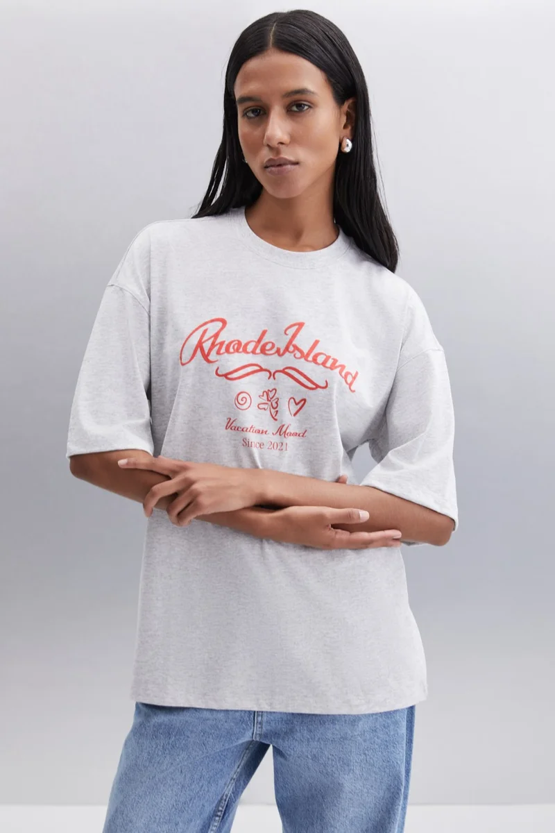 جريميلانج Enyger Cotton Women's T-Shirt