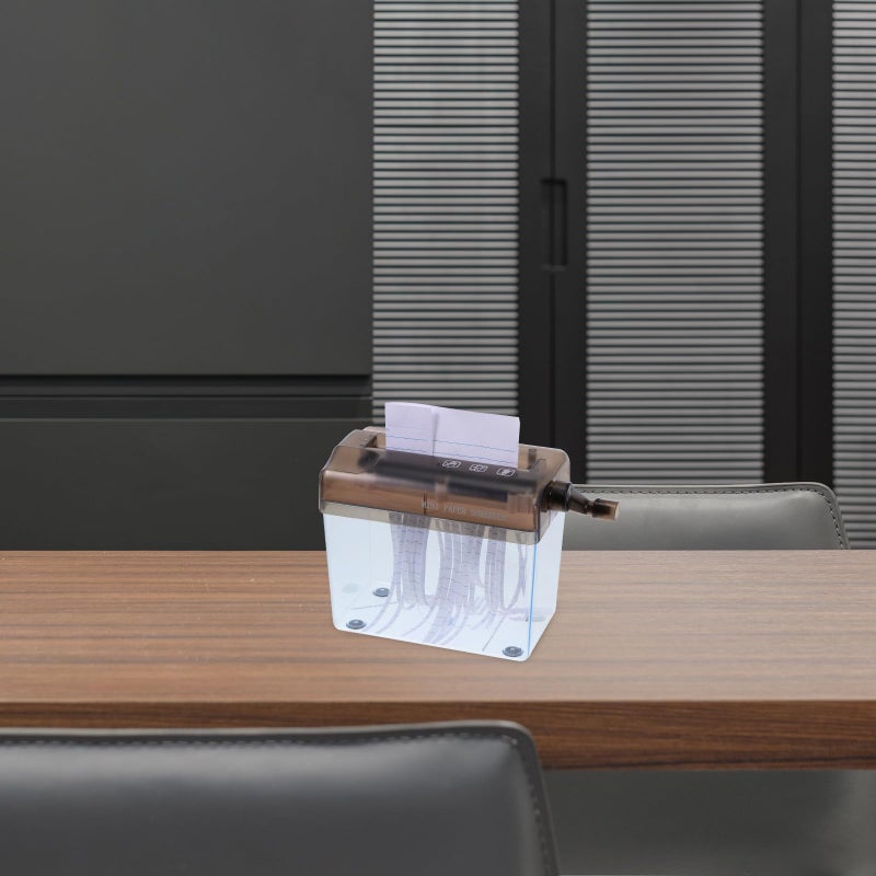 آلة تمزيق الورق اليدوية المحمولة ذات الذراع اليدوي أداة قص وثائق مقاس A4 للاستخدام المنزلي والمكتبي والمدرسي - Image 5
