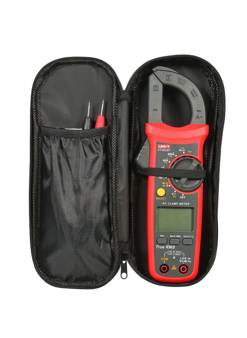 UNI-T - UT202A+ 6000 Counts Digital Clamp Meter True RMS Multimeter Clamp Ammeter Voltage Meter NCV Test Universal Meter Tester AC Current Clamp Tester Measuring Relative Value Capacitance Frequency Duty Cycl - Image 1