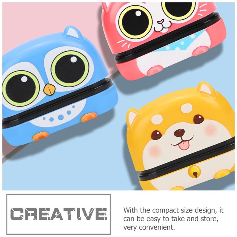 Healifty Multi Function Animal Pattern Name Stamp For Classroom Supplies - Image 5