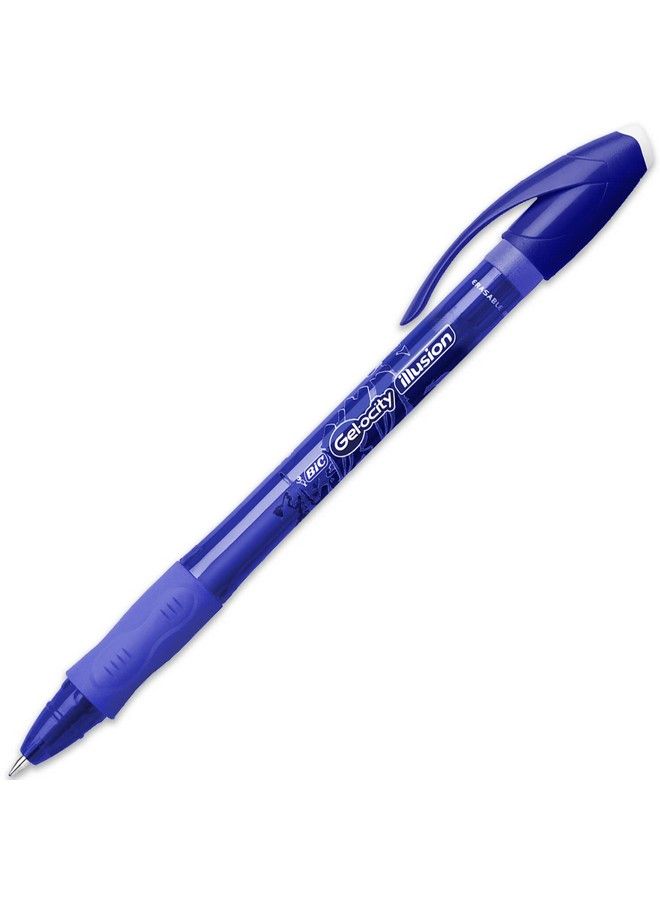 Bic قلم Gelocity Illusion 4 ألوان + قلمين جل قابلين للمسح باللون الأزرق عبوة من 3 أقلام - Image 4
