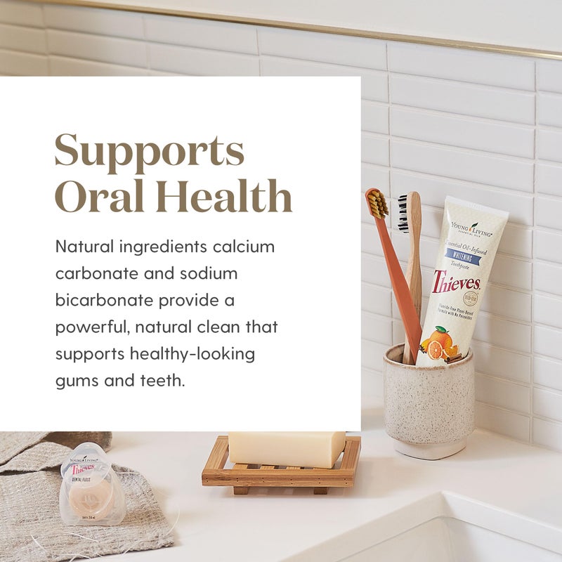 Young Living Thieves AromaBright Toothpaste by Young Living | 4 Ounces | Fluoride-Free | All-Natural | Enriched with Essential Oils to Support Healthy Teeth and Gums While Providing Long-Lasting Fresh Breath - Image 4