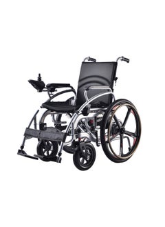Cool Baby Portable folding electric wheelchair, 24inch magnesium alloy rear wheel, front wheel with shock absorption, electric wheelchair for adults, electric wheelchair for the elderly  - Image 2