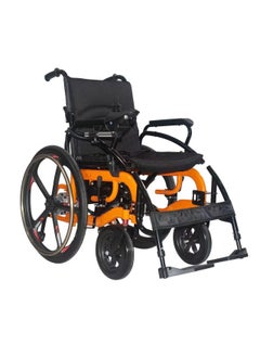 Cool Baby Portable folding electric wheelchair, 24inch magnesium alloy rear wheel, front wheel with shock absorption, electric wheelchair for adults, electric wheelchair for the elderly  - Image 1