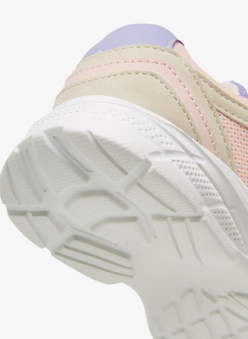 Lee Cooper Girls' Panelled School Sneakers With Hook And Loop Closure - Image 5