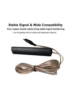 NIBEMINENT Radio Enhance Signal Antenna Black/Gold  - Image 2