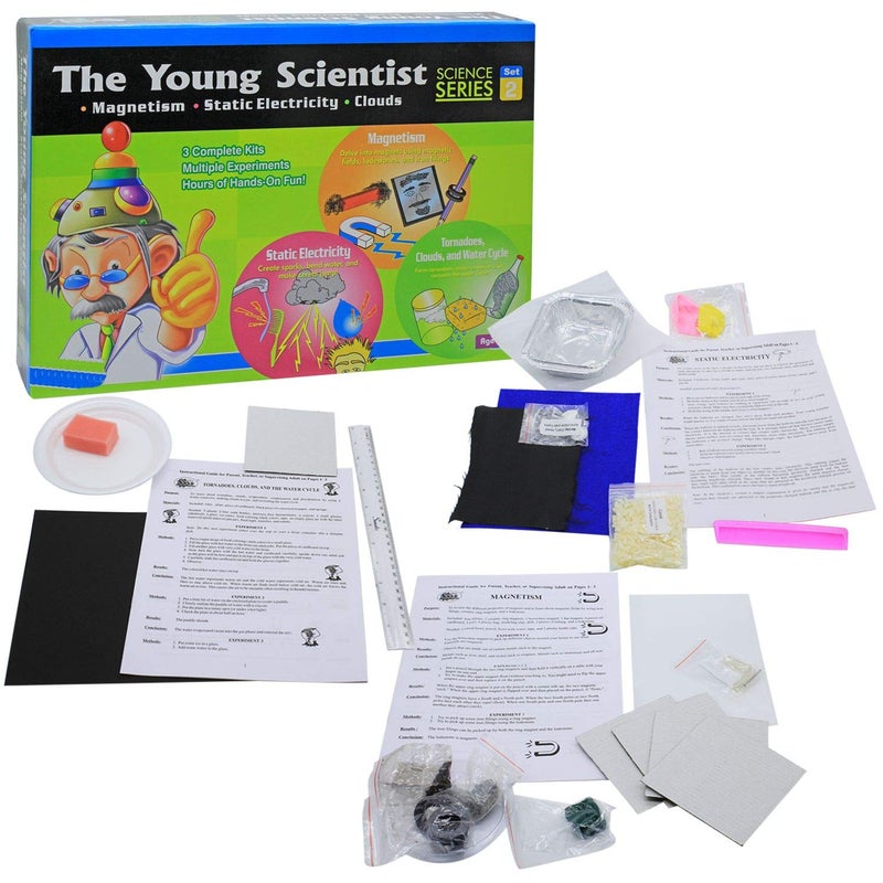 Toy Cloud The Young Scientist-2 Coolest Science Experiments | Leaning & Educational Kit | Science Series of Magnetism, Static Electricity & Clouds - 8 Years Above - Image 5