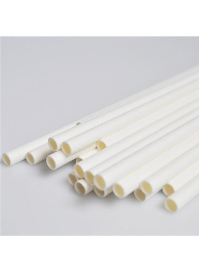 2021 Disposable White Kraft Solid Color Environmentally Friendly Degradable Paper Straw Pearl Straw Customizable LOGO-Color:Pure Black-Specifications:7mm*197mm - Image 3