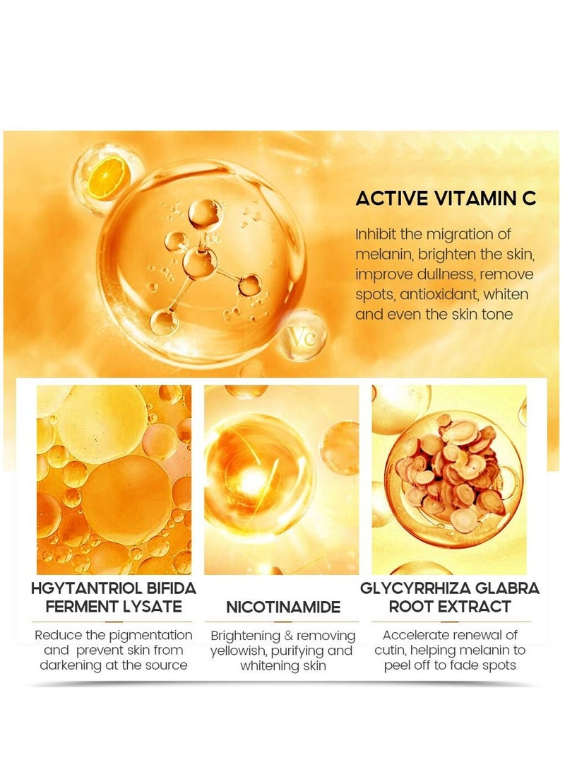 Vibrant Glamour - Vitamin C Whitening Face Cream 30g  - Whitening, Anti Aging, Wrinkles, Brightening, Fade Dark Spot, Collagen, Moisturizer, Beauty Products, Repair, Skin Care - Image 1