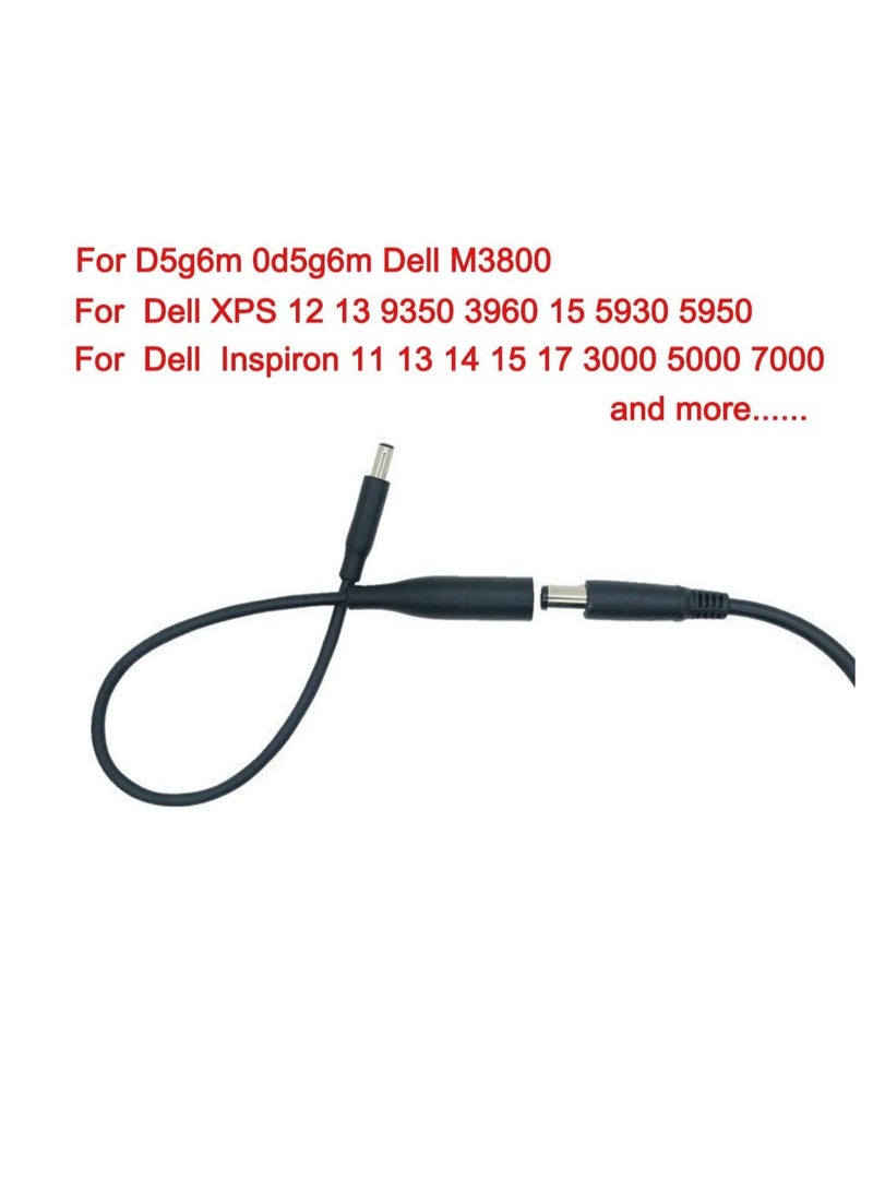 Ntech Female 7.4mm x 5.0mm to 4.5mm x3.0mm Male Charger Adapter Power Connector Converter Cable DC Jack for Dell - Image 3