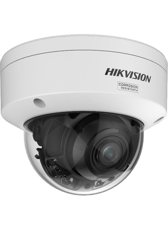 هيك فيجن DS-2CD2747G3T-LIZSY 4MP ColorVu Smart Hybrid Light IP Dome Camera, 2.8–12mm Motorized Varifocal Lens, F1.0 Super Aperture, 24/7 Full-Color Imaging, IR & White Light, AcuSense Person/Vehicle Detection, WDR, H.265+, IP67, IK10, Outdoor/Indoor PoE Network CCTV Camera - Image 2